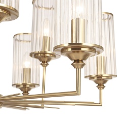 Подвесная люстра Crystal Lux Gloria SP9 Brass 3