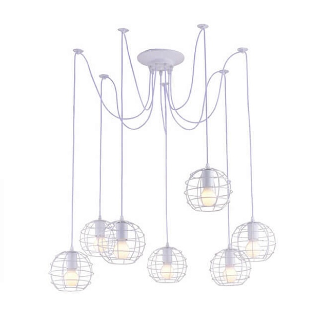 Подвесная люстра Arte Lamp A1110SP-7WH Фото № 1