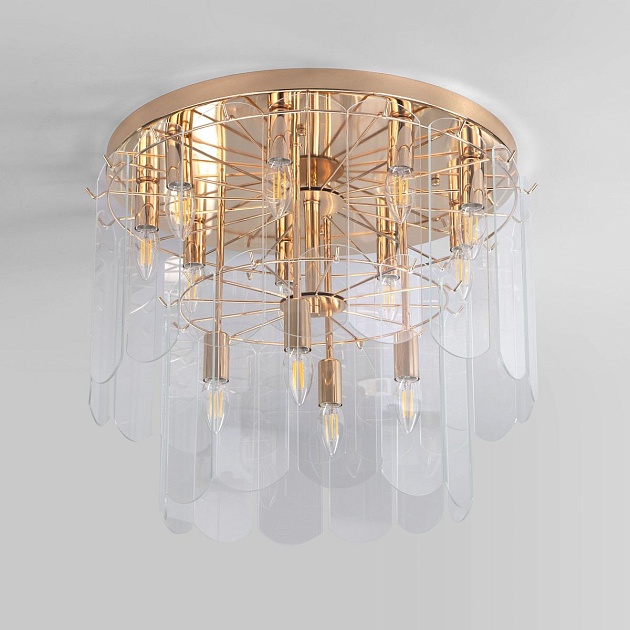 Потолочная люстра Eurosvet Claire 60170 a069015 Smart изображение 5 Потолочная люстра Eurosvet Claire 60170 a069015 Smart Фото № 5