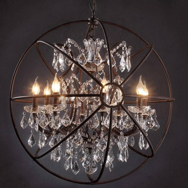 Подвесная люстра Loft IT Foucaults Orb Crystal Loft1897/6 Фото № 6