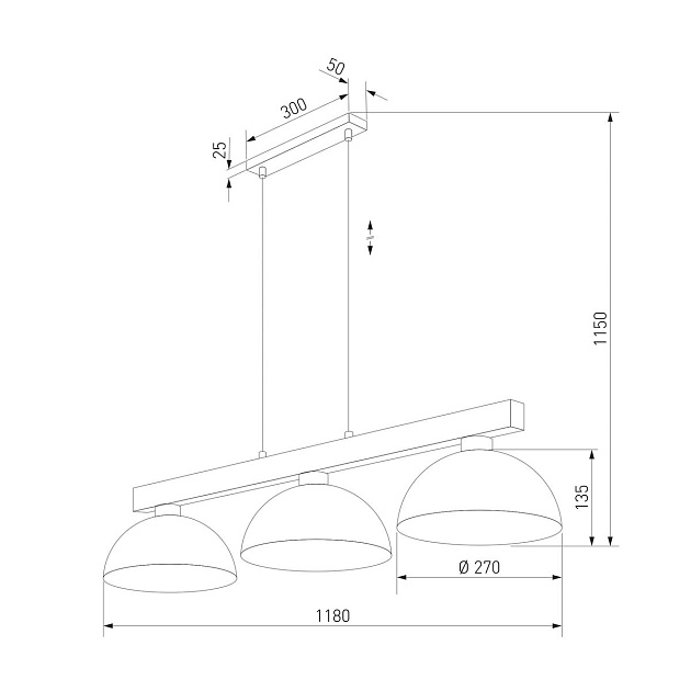 Подвесной светильник TK Lighting 4712 Oslo Фото № 2