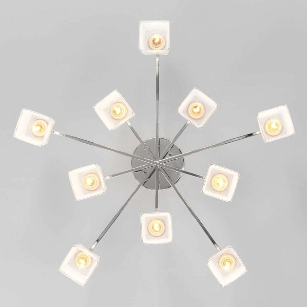 Потолочная люстра Eurosvet Delfi 30162 хром изображение 2 Потолочная люстра Eurosvet Delfi 30162 хром Фото № 2