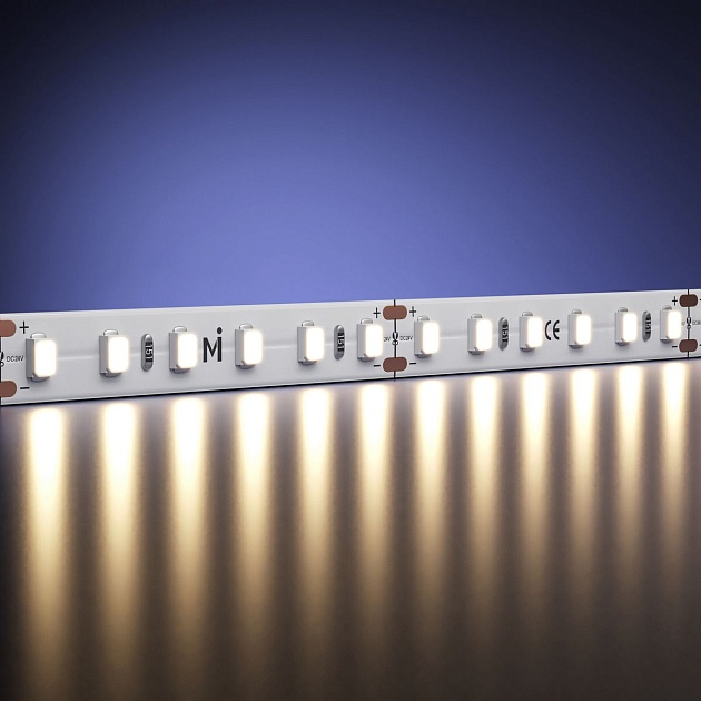 Светодиодная лента Maytoni 9,6W/m 120LED/m 2835SMD теплый белый 5M 201038 изображение 1 Светодиодная лента Maytoni 9,6W/m 120LED/m 2835SMD теплый белый 5M 201038 Фото № 1