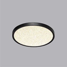 Настенно-потолочный светодиодный светильник Sonex Mitra Omega Black 7662/24L 1