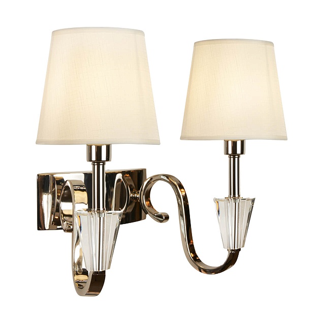 Бра iLamp Alesti W2424-2 Nickel изображение 2 Бра iLamp Alesti W2424-2 Nickel Фото № 2