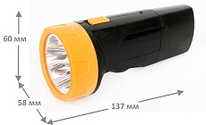 Рабочий светодиодный фонарь Ultraflash Accu Profi аккумуляторный 130х60 18 лм LED3827 11241 2