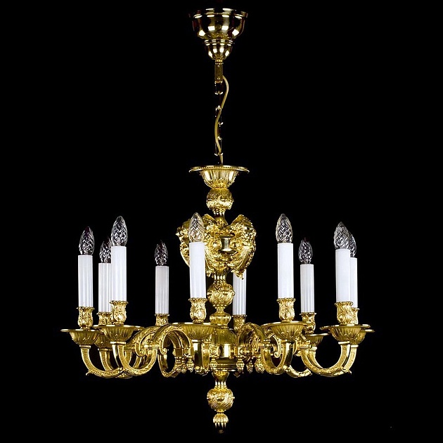 Подвесная люстра Artglass Mona X. Brass Antique Фото № 1
