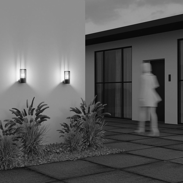 Уличный настенный светильник Maytoni Barrel O453WL-01GF Фото № 3