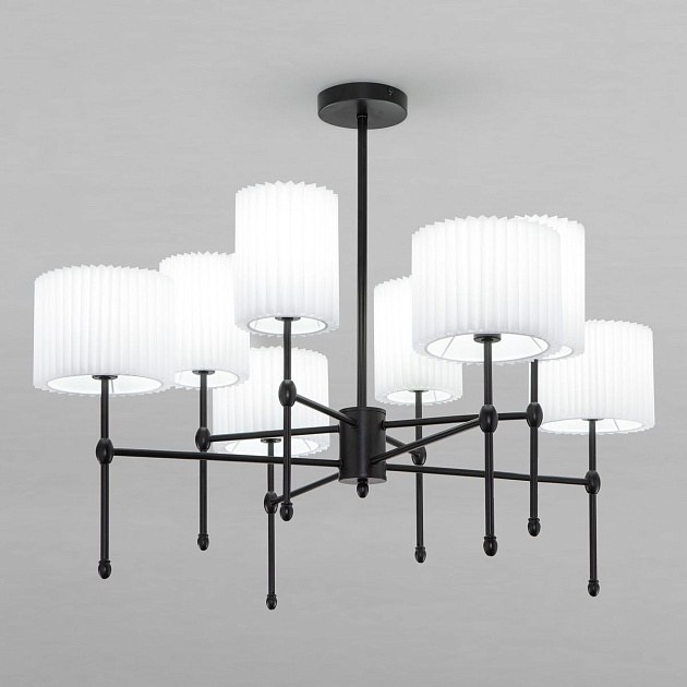 Подвесная люстра Eurosvet Notturno 60162/8 черный Фото № 1