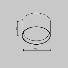 Потолочный светильник Maytoni Technical Ceiling Glare C127CL-L7W4K-BS 1