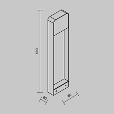Ландшафтный светодиодный светильник Maytoni Outdoor Porte O481FL-L7BWD3K 1