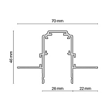 Шинопровод Maytoni Technical Busbar trunkings Exility TRX034-422.12B 1