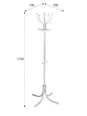 Напольная вешалка Мебелик М 6 001890 2