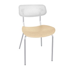 Офисное кресло Sheffilton SHT-S85М белый/бежевый/хром лак 6231798805