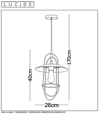Подвесной светильник Lucide Masson 74309/01/34 4