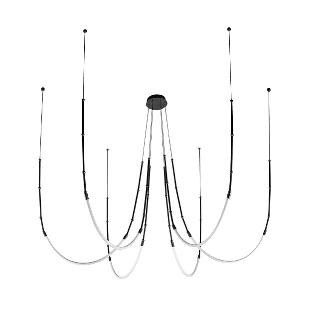 Подвесная люстра Arte Lamp KLIMT A2850SP-42BK Фото № 1