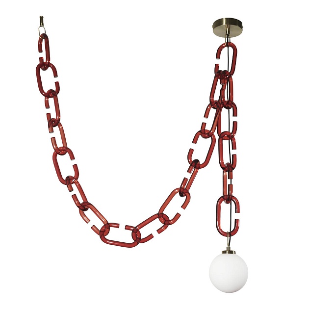 Подвесной светильник Loft IT Chain 10128C Red Фото № 1