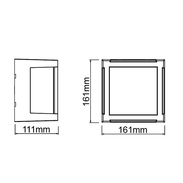 Уличный настенный светодиодный светильник Mantra Creek 8851 изображение 2 Уличный настенный светодиодный светильник Mantra Creek 8851 Фото № 2