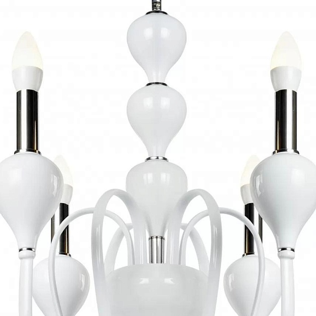 Подвесная люстра iLamp Lady 88003-6 WH Фото № 3