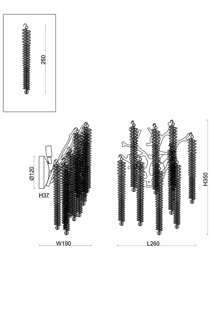 Бра Freya Mineral FR1010WL-02G Фото № 2