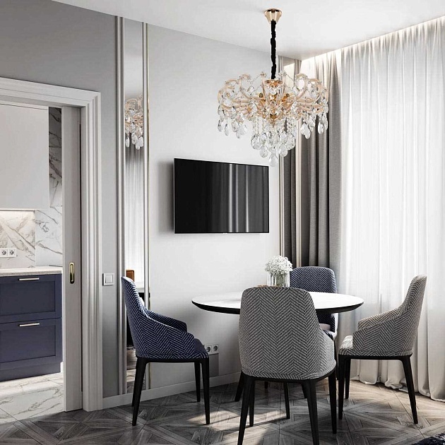 Подвесная люстра Modelux Premium ML.7001.8P Фото № 3