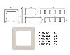 Рамка AMBRELLA VOLT AF110362 2
