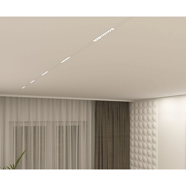 Трековый светодиодный светильник Denkirs Smart Grill DK8001-WH изображение 4 Трековый светодиодный светильник Denkirs Smart Grill DK8001-WH Фото № 4