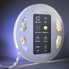 Светодиодная лента Maytoni 19,2W/m 60LED/m 5050SMD теплый белый + RGB 5M 201134 2