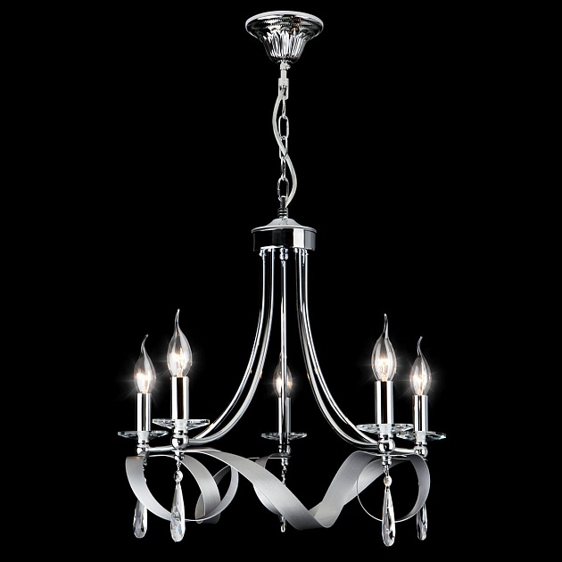 Подвесная люстра Eurosvet 60064/5 хром изображение 3 Подвесная люстра Eurosvet 60064/5 хром Фото № 3