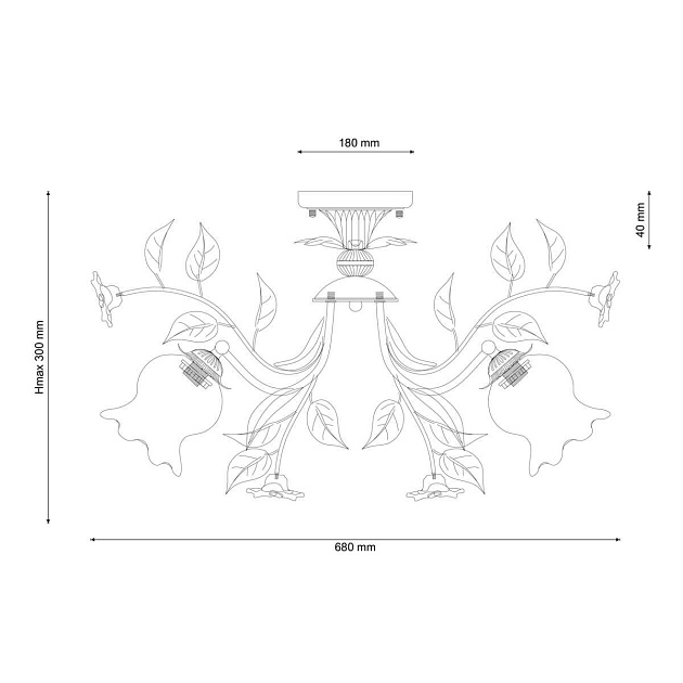 Потолочная люстра Lucia Tucci Fiori Di Rose 114.6 Фото № 2