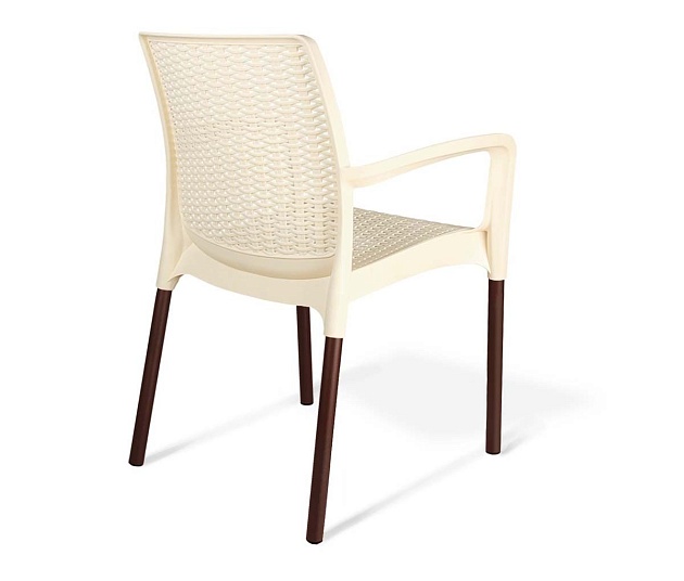 Садовое кресло Sheffilton SHT-S68 бежевый/коричневый муар 4803229204 Фото № 2