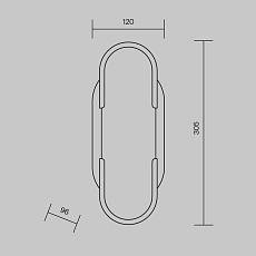 Настенный светильник Maytoni Marmo MOD099WL-01G3 1