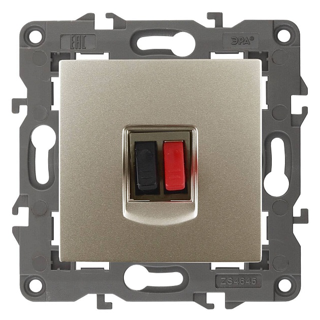 Аудиорозетка ЭРА Elegance 14-3111-04 Б0034323 изображение 1 Аудиорозетка ЭРА Elegance 14-3111-04 Б0034323 Фото № 1