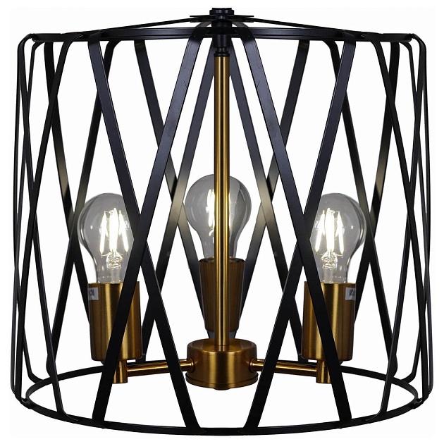 Подвесная люстра Illumico IL1023-3PB-05 BK GD Фото № 4