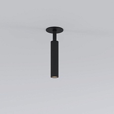 Встраиваемый светодиодный спот Elektrostandard Diffe 25027/Led черный a058215 1