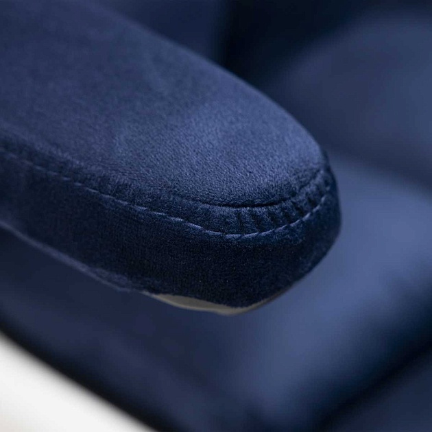 Кресло руководителя AksHome Caesar темно-синий, велюр 86366 Фото № 9