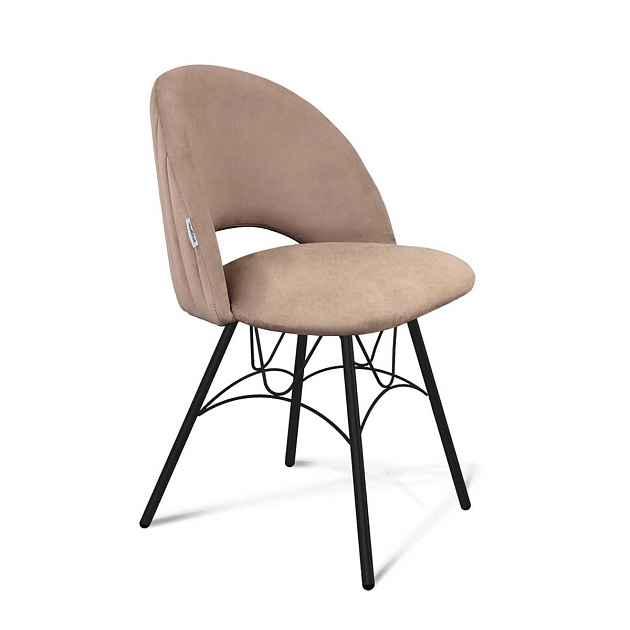 Офисный стул Sheffilton SHT-ST34-1/S100 латте/чёрный муар 2991204401 Фото № 1