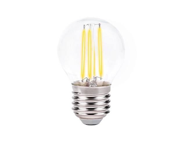 Лампа светодиодная филаментная Ambrella light E27 6W 4200K прозрачная 203915 Фото № 3