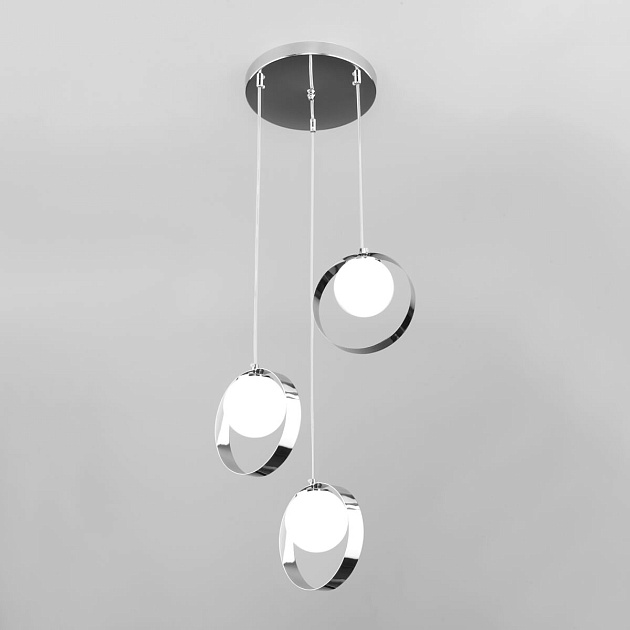 Подвесной светильник Eurosvet Dublin 50205/3 хром изображение 3 Подвесной светильник Eurosvet Dublin 50205/3 хром Фото № 3