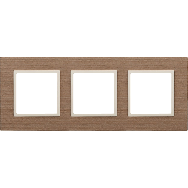 Рамка 3-постовая ЭРА Elegance 14-5303-07 Б0034578 Фото № 2