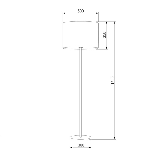 Торшер TK Lighting 16029 Umberto Фото № 2