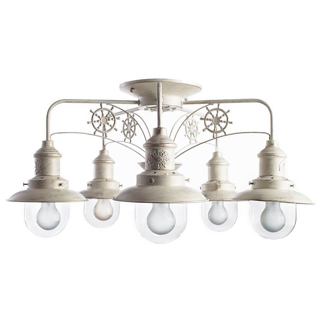 Потолочная люстра Arte Lamp Sailor A4524PL-5WG изображение 1 Потолочная люстра Arte Lamp Sailor A4524PL-5WG Фото № 1