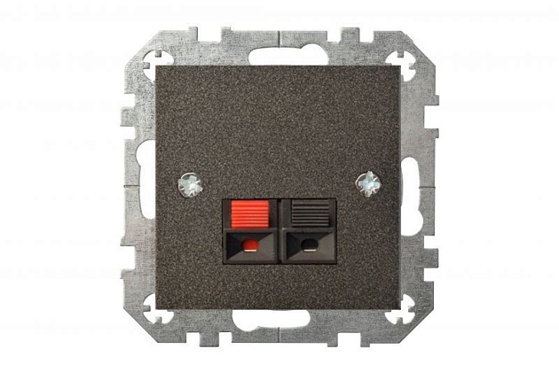 Аудиорозетка Liregus Epsilon антрацит 28-114 изображение 2 Аудиорозетка Liregus Epsilon антрацит 28-114 Фото № 2