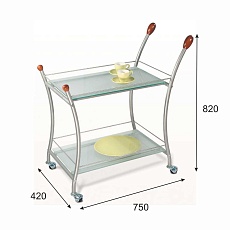 Сервировочный стол Мебелик Поло 002496 2
