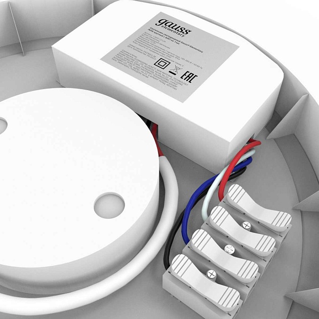 Потолочный светодиодный светильник Gauss Сауна 126411212 изображение 6 Потолочный светодиодный светильник Gauss Сауна 126411212 Фото № 6