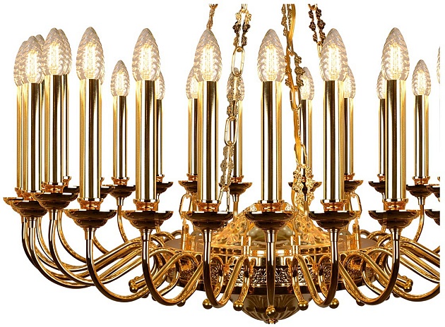 Подвесная люстра iLamp Louvre MD8551-30 GD изображение 3 Подвесная люстра iLamp Louvre MD8551-30 GD Фото № 3
