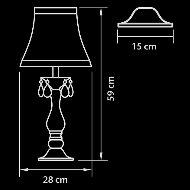 Настольная лампа Osgona Princia 726911 изображение 3 Настольная лампа Osgona Princia 726911 Фото № 3