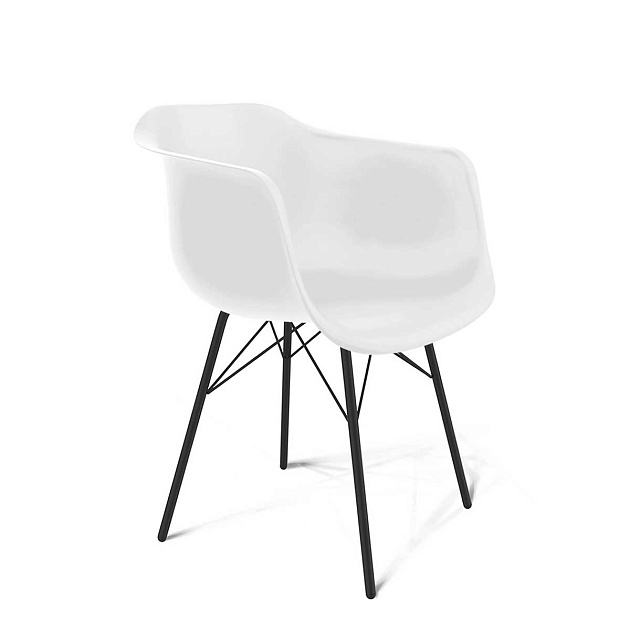 Стул Sheffilton SHT-ST31/S64 белый/черный муар 7554867706 Фото № 1