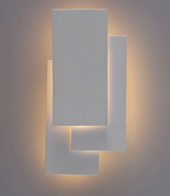 Настенный светодиодный светильник Arte Lamp Trio A1718AP-1WH изображение 2 Настенный светодиодный светильник Arte Lamp Trio A1718AP-1WH Фото № 2