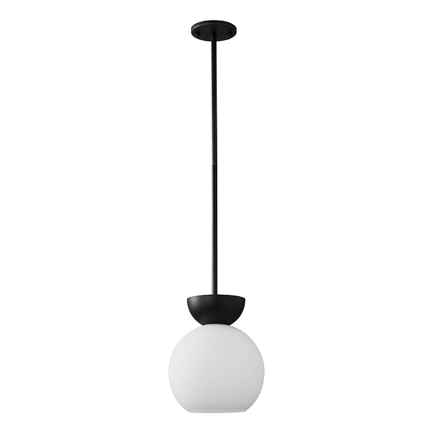 Подвесной светильник iLamp Mono P6079-1 BK+WH Фото № 1